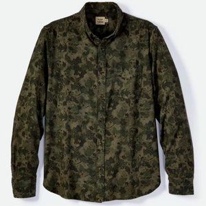 Flint & Tinder Camo Shirt NWT